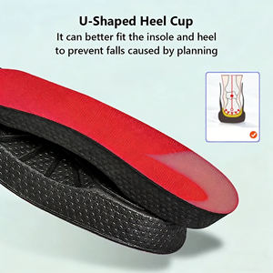 KROLIK <strong>Orthopedic</strong> Half Insole Arch Support EVA Material Breathable Velvet Comfort Autumn Insoles for Plantar Fasciitis Relief - Product Image 2