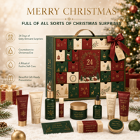 Coffret Cadeau de Noël Premium 2026 – Coffret Cadeau de Soins de la Peau Personnalisé OEM pour Femme – 24 Boîtes Mystères de Soins de la Peau – Cadeau de Noël