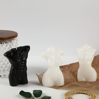 Bougie parfumée créative Lovsens, bougie en forme de mannequin réaliste, ornement décoratif, accessoires de photographie
