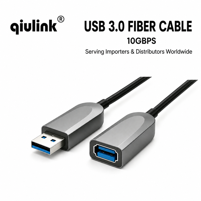 USB 3.0 Fiber Optic Extension Cable 5Gbps AOC Active Optical USB Male to Female Long Distance Extender for Camera Computer