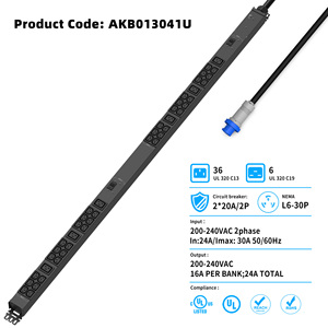 High-Power PDU with Remote <strong>Monitoring</strong> &amp; Management <strong>Network</strong> Control Hot Swap LED Indicators Power <strong>Distribution</strong> Equipment - Product Image 2