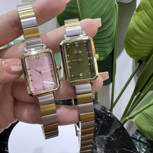 <span class=keywords><strong>Montre</strong></span> à quartz pour <span class=keywords><strong>femme</strong></span> Scottie 9058x carrée en acier inoxydable, alliage, étanche, avec mouvement Citizen, <span class=keywords><strong>montre</strong></span>-bracelet pour <span class=keywords><strong>femme</strong></span> - Product Image 6