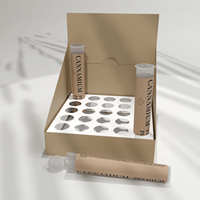 Boîte de présentation personnalisée imprimée, petit emballage en carton, impression en relief pour la vente au détail, dossier de manipulation en papier, matériaux recyclés
