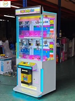 Machines à griffes à monnayeur, à deux niveaux et six griffes, pour peluches et cadeaux, en gros