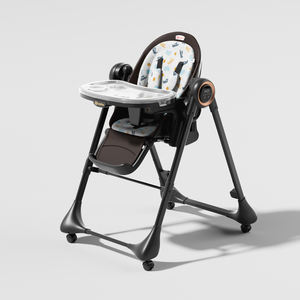 Chaise haute pliable stable et économique pour bébé, idéale pour l'allaitement, le sevrage, la coiffure, la plage et les repas - Product Image 4