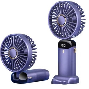 Mini Ventilador USB Portátil de 1200mAh con Logotipo Personalizado, Dispositivo de Refrigeración de Verano, Cinco Ajustes, Batería Recargable para Uso en Oficina - Product Image 5
