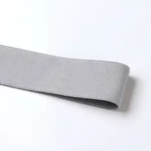Cinta Elástica de Nailon y Spandex de Alta Tenacidad, Tejida, Suave y Afelpada, de 25 mm, Personalizada para Sujetadores Deportivos - Product Image 5
