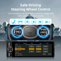 Rhythm 1Din 6,36 Zoll Smart Multimedia Player Universelles Kabelloses CarPlay & Android Auto mit Integriertem GPS & DSP-Funktion