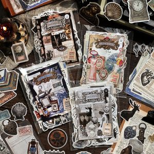 200 feuilles par paquet, série de poèmes anciens, autocollants décoratifs vintage pour journal DIY - Product Image 4