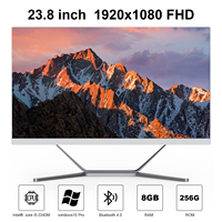 Venta caliente todo en uno PC SKD CKD 23,8 pulgadas Core I3 i5 i7 laptop Gaming PC de escritorio para oficina/hogar ordenadores PC Shell CNC