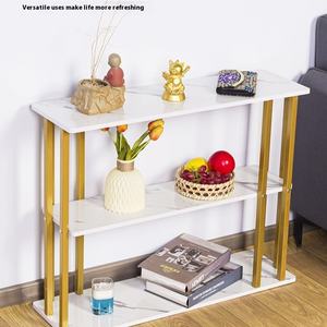 Juego de sala de estar con tablero de roca Mesa de centro Sofá Borde Pequeño Gabinete lateral Mesa de esquina - Product Image 2