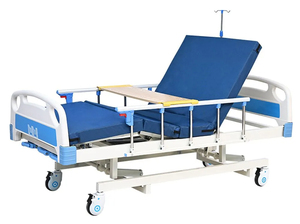 Cama de Hospital Eléctrica de 3 Funciones para Cuidado <span class=keywords><strong>en</strong></span> el Hogar, Cama Clínica Manual de Lujo para Tratamiento Médico - Product Image 4