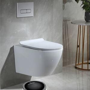 Toilette en céramique moderne de haute qualité à poser au <span class=keywords><strong>sol</strong></span>, chasse d'eau siphonique, toilette suspendue pour la salle de bain - Product Image 1