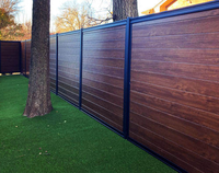 Nouveau design de matériau de décoration, clôture décorative en aluminium pour extérieur, panneaux de clôture en métal pour jardin, clôture d'intimité