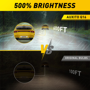 AUXITO D4S <b>LED</b> Headlight Bulbs 6500K White <b>Light</b> Replace HID Direct-<b>plug</b> Double 1:1 HID Headlight Bulbs - Product Image 5