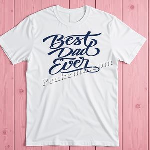 Diseño de Transferencia de Calor con Plastisol Termoadhesivo, Impermeable, Lavable, Listo <span class=keywords><strong>para</strong></span> Planchar, con la Frase '<span class=keywords><strong>Mejor</strong></span> Papá <span class=keywords><strong>del</strong></span> Mundo', <span class=keywords><strong>para</strong></span> Prendas <span class=keywords><strong>del</strong></span> Día <span class=keywords><strong>del</strong></span> <span class=keywords><strong>Padre</strong></span> - Product Image 5