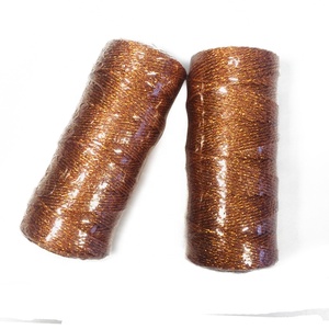 Stocké 110yd 2mm solide métallique rouge boulangers ficelle matériel de fibre pour l'artisanat et la corde de ficelle - Product Image 5