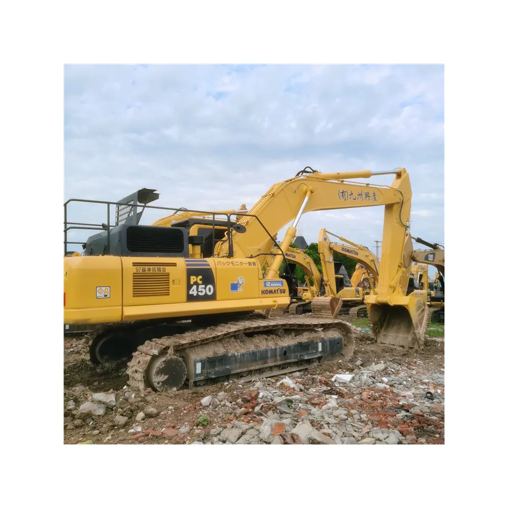 भारी खुदाई Komatsu निर्माण में प्रयुक्त उपकरण जापान से आयातित Komatsu PC450-8/PC400-8 बेकहो खुदाई