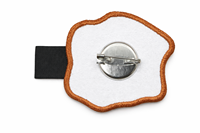 Broche personnalisée brodée 3D, étiquette tissée, mignonne, style anime, épingle de sûreté, broche en tissu, épingles de revers, pour sacs, vêtements, articles d'artiste, personnalisable