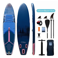 Planche de SUP gonflable ELEVENSPORTS Drop Stitch EVA PVC avec sac de transport et pompe, modèle ISUP