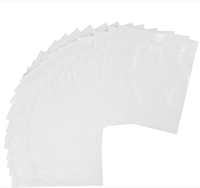 Pochette souple en plastique LDPE transparente et durable avec bec verseur et poignée gilet, épaisseur 0,1 mm, options personnalisables, pour supermarché et exposition