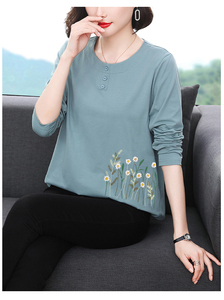 T-shirt à manches longues pour femme <span class=keywords><strong>VVV</strong></span> AL5745-21.9-PDD, tendance populaire, décontracté et à la mode, super accrocheur - Product Image 4