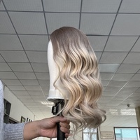 Kayla-Perruque avant à faible densité Perruque de luxe avec base en soie Perruque de luxe cheveux humains vierges européens Vente en gros Perruques médicales en soie
