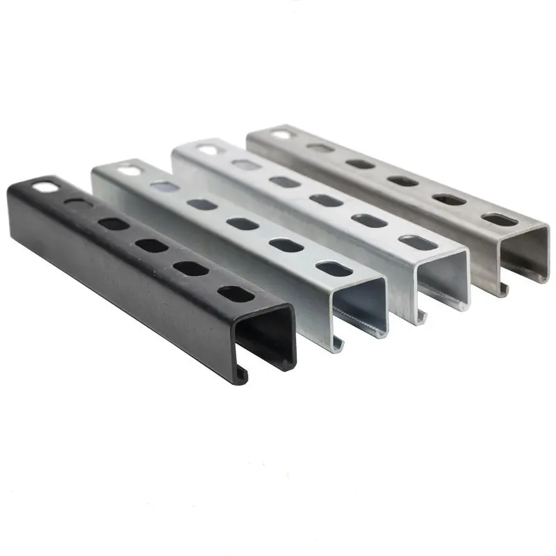 Perfiles de acero personalizados G550 Pernos metálicos de acero Galvalume Canal C para paneles de yeso
