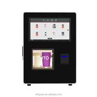 Mesin Vending Protein Shake Smoothie GS801 SDK IoT Cloud Self Service Open API untuk Gym, Kantor, Kartu, dan QR