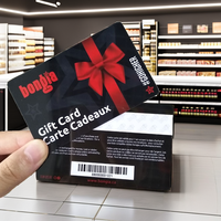 Tarjeta de Código QR y Código de Barras Personalizada CLF CLF-C260402, Impresa en UV, Laminada con Película Magnética de Plástico, con PVC, para Regalos y Fidelización