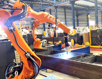 Sistema de Robot de Soldadura CNC PLC Automático para Taller de Acero, Astillero, Construcción de Puentes, Programación Rápida, Rendimiento de Arco Estable