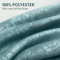 Tissu imprimé 100 % polyester respirant, tissé, résistant aux plis, pour robes, costumes, literie et doublures