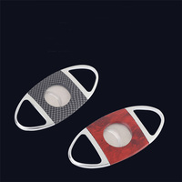 WELLFLYER CICU-055 vente en gros coupe-cigare à double lame en acier inoxydable de haute qualité accessoires personnalisés pour fumer