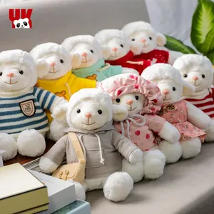 Kustom boneka domba lembut yang sangat lucu wooloo mainan boneka hewan domba yang mewah