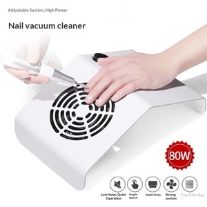 Aspirateur à poussière pour ongles haute puissance 80W, vitesse réglable, pour le ponçage et le polissage, outil de manucure et pédicure pour salon, vente en gros - Product Image 4
