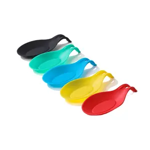 2023 New Promotion Silicone Household Soup Designs Collection Spoon Rest