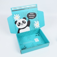 Boîte à vêtements de luxe avec logo personnalisé Emballage en papier ondulé pour chemises et pantalons avec bandes détachables