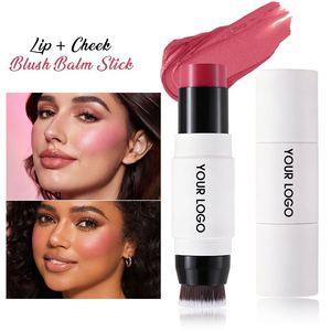 Makeup <b>Blush</b> Stick Cream <b>Blush</b> with Brush Blusher Lip and Cheek <b>Blush</b> Private Label - Product Image 3