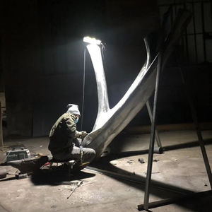 สวน LED เปล่งแสงประติมากรรมต้นไม้โลหะกลางแจ้ง - Product Image 5