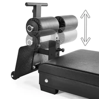 Gym Fitness Floor Glute Ham Hip Developer Multi Function Back Extension Roman Chair Adjustable NORDIC BENCH