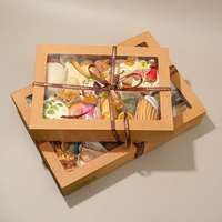 Boîte alimentaire jetable en papier kraft biodégradable, impression personnalisée quatre couleurs, forme de livre, pour lait et autres produits alimentaires, écologique