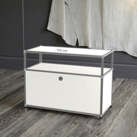 Modulaire Vintage Métal Buffet Armoire Combinaison Cuisine Acier Rangement Placard Chevet Table de Chevet Armoire Modulaire