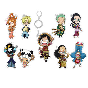 Llavero Acrílico de Personajes de <span class=keywords><strong>One</strong></span> <span class=keywords><strong>Piece</strong></span> de la Serie Clásica Japonesa, Tienda del Sombrero de Paja, Luffy, Zoro, ACG, <span class=keywords><strong>Nami</strong></span>, <span class=keywords><strong>Figura</strong></span> de Anime Japonés - Product Image 1