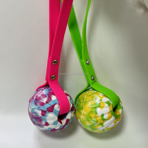 Umweltfreundliches Interaktives Hundezubehör für Draußen Moderner PVC-Leder-Leine mit Haustierfreundlichem EVA-Elastikball-Griff - Product Image 4