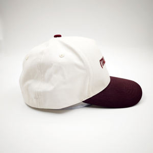 Casquettes Snapback Oxford à 5 panneaux personnalisées, bicolores, avec logo personnalisé en couleur contrastée - Product Image 5