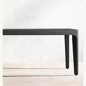 Ensemble <span class=keywords><strong>de</strong></span> <span class=keywords><strong>table</strong></span> et <span class=keywords><strong>de</strong></span> <span class=keywords><strong>chaises</strong></span> <span class=keywords><strong>de</strong></span> salle à manger en aluminium pour l'extérieur, <span class=keywords><strong>8</strong></span> <span class=keywords><strong>places</strong></span>, mobilier <span class=keywords><strong>de</strong></span> <span class=keywords><strong>jardin</strong></span> moderne pour villa, hôtel, cour, patio - Product Image 6