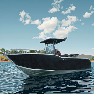 Bateau <span class=keywords><strong>de</strong></span> pêche hors-bord en aluminium <span class=keywords><strong>de</strong></span> conception unique <span class=keywords><strong>de</strong></span> cabine intégrée esthétiquement agréable <span class=keywords><strong>de</strong></span> KV-180 - Product Image 1