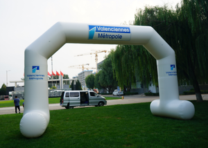 Chất Lượng Cao Cấp Xách Tay Kín Oxford PVC Chống Thấm Nước Chống Nắng Race <span class=keywords><strong>Inflatable</strong></span> Vòm Cửa Cho Ngoài Trời Thể Thao Quảng Cáo - Product Image 2