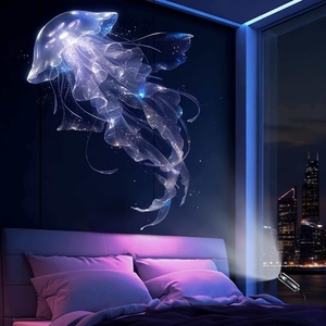 Lampada Notturna a Proiezione con 6 Effetti in Materiale ABS, Certificata CE, Tema Natalizio e Sportivo, Illuminazione Atmosferica per Camera da Letto - Product Image 5
