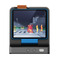 TOPDON NV001 Compatible avec divers types de véhicules, système de vision nocturne thermique automobile intelligent à détection IA